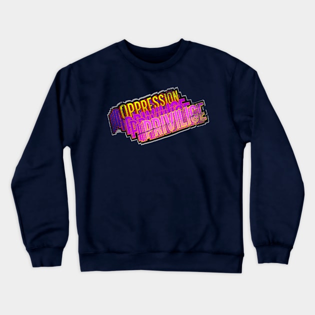 The secret to privilige Crewneck Sweatshirt by deb draws